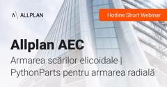 Armarea scărilor elicoidale. PythonParts pentru armarea radială