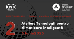Tehnologii pentru climatizare inteligentă | Smart buildings - prelegeri și ateliere KNX pentru arhitecți