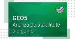 GEO5 - Analiza de stabilitate a digurilor din materiale locale. Calculul curbelor de infiltratie