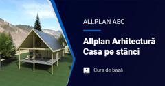 Allplan Arhitectură - Casa pe stânci