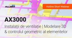 Instalații de ventilație: Modelarea 3D și controlul geometric al principalelor elemente